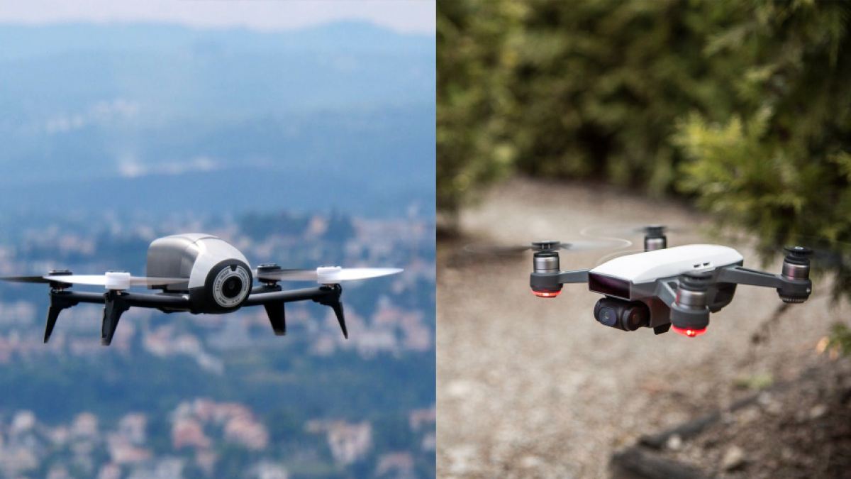 DJI Spark vs. Parrot Bebop 2